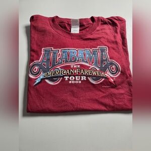 Vintage 2003 Alabama The American Farewell Tour Country Concert Tshirt Size L